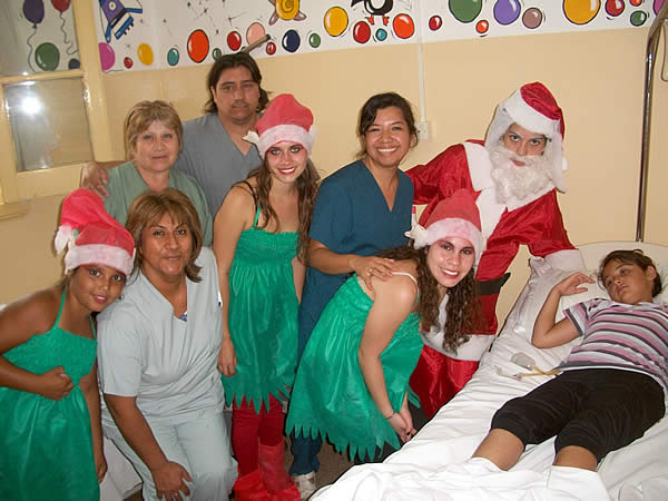 Papá Noel visitó Victorica en vísperas de Navidad