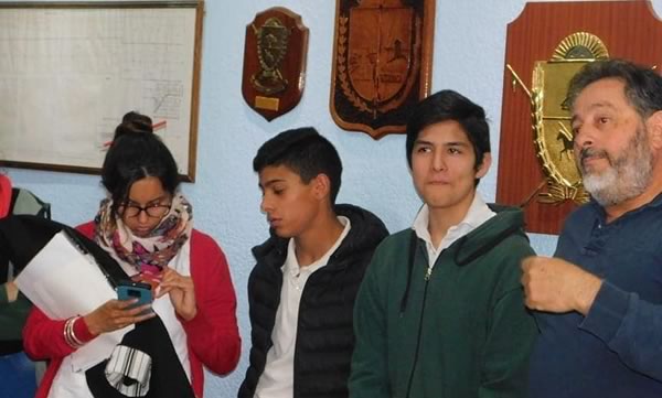 Visita de alumnos de la Escuela Félix Romero